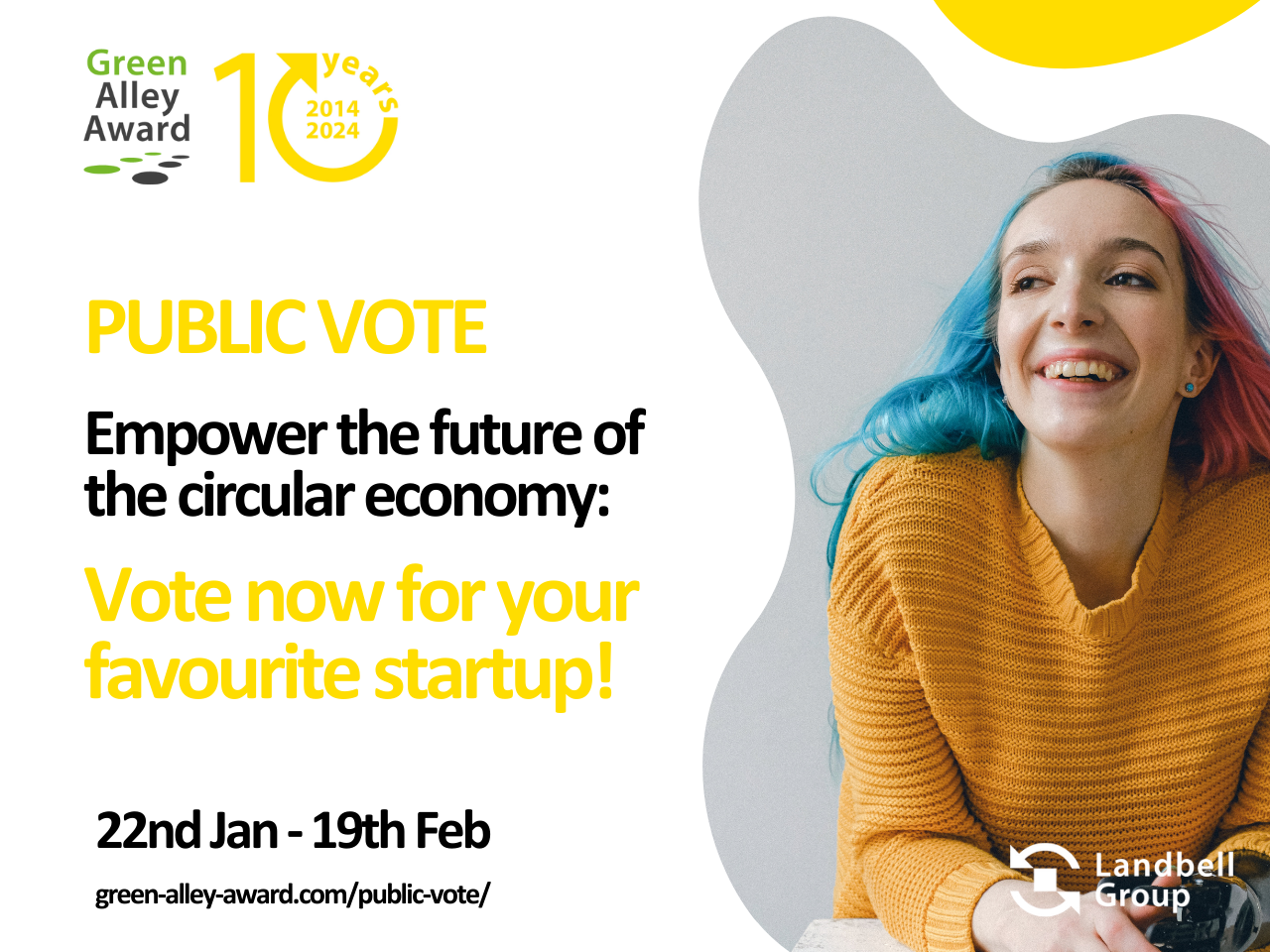 The top 20 startups - public voting
